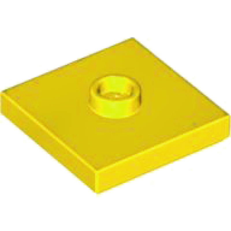 Plaat, Aangepast 2x2 met 1 nop in het midden Yellow